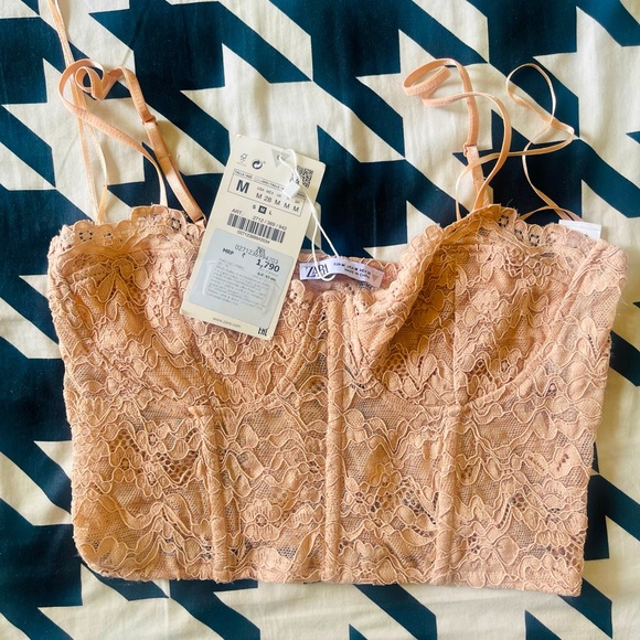 Zara Tops - Zara Corsetry  inspired lace top